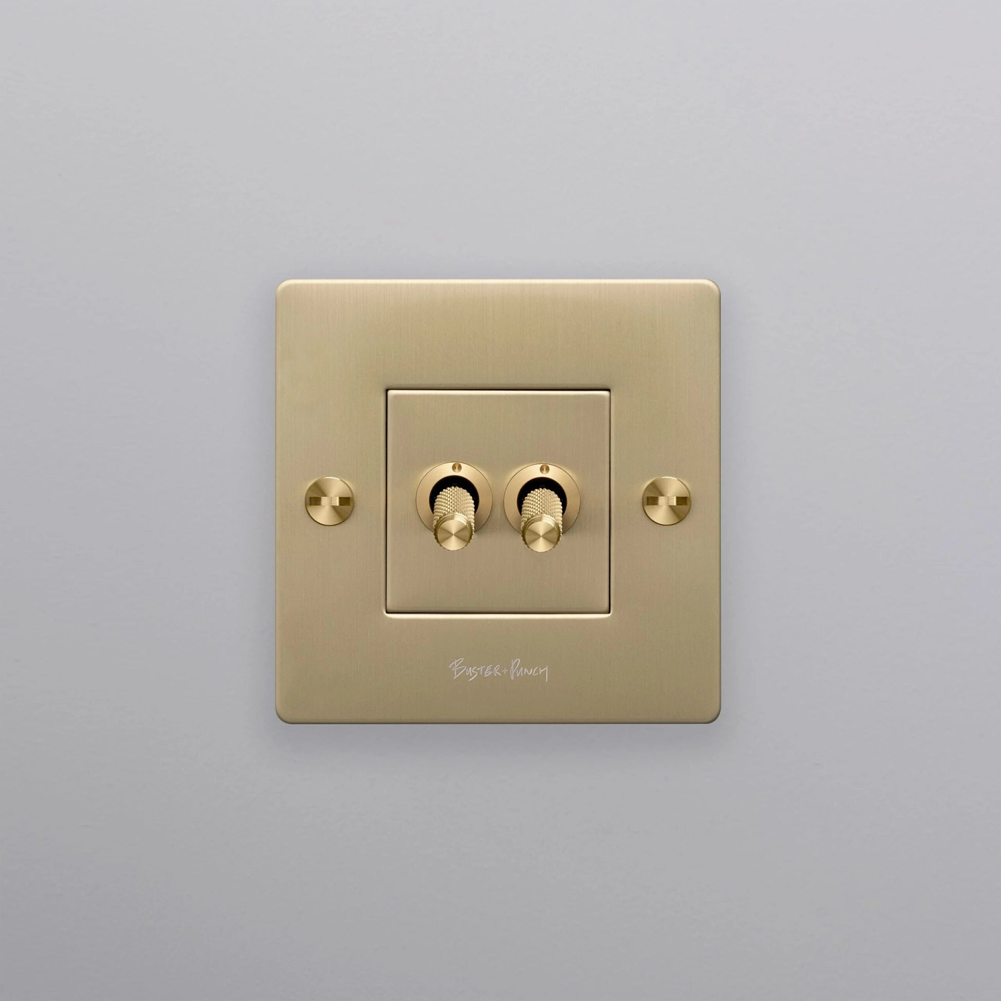 Interrupteur 1G double laiton TOGGLE SWITCH  - Buster+Punch — 378089.jpg
