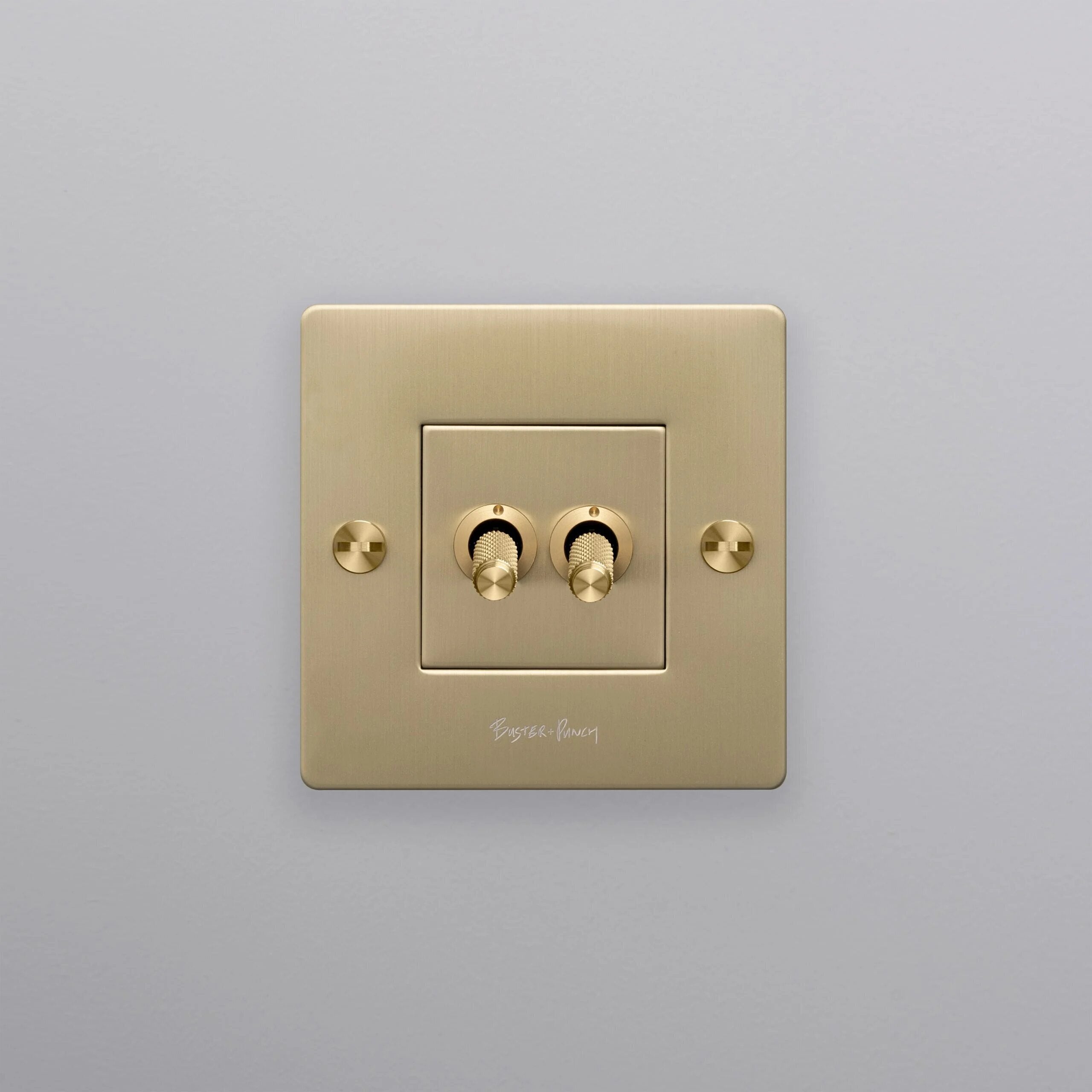 Interrupteur 1G double laiton TOGGLE SWITCH  - Buster+Punch — 378089.jpg