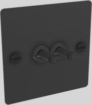 Interrupteur 1G double noir TOGGLE SWITCH  - Buster+Punch — 378252.jpg