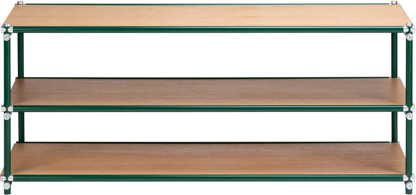 console-en-bois-et-acier-vert-130x50x53cm-custom-form-1