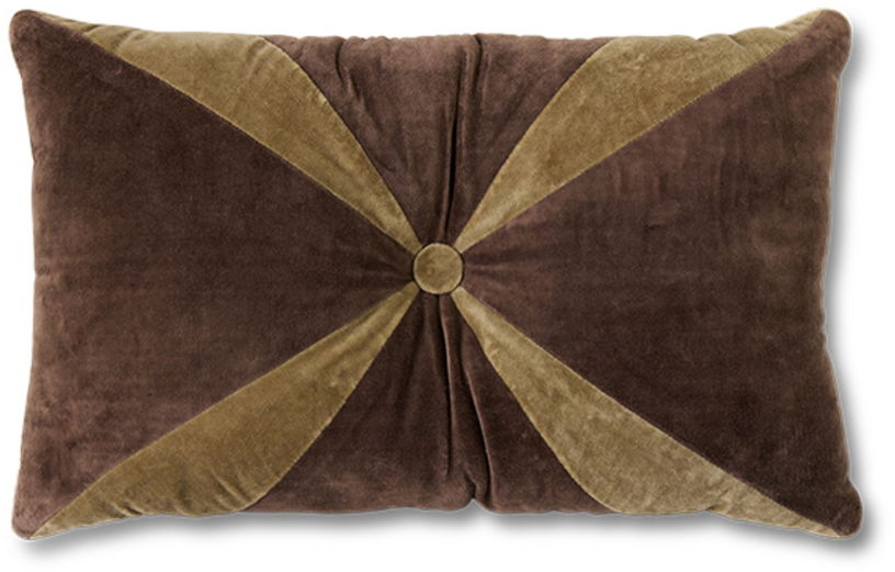 coussin-en-velours-marron-50x30cm-hkliving-1