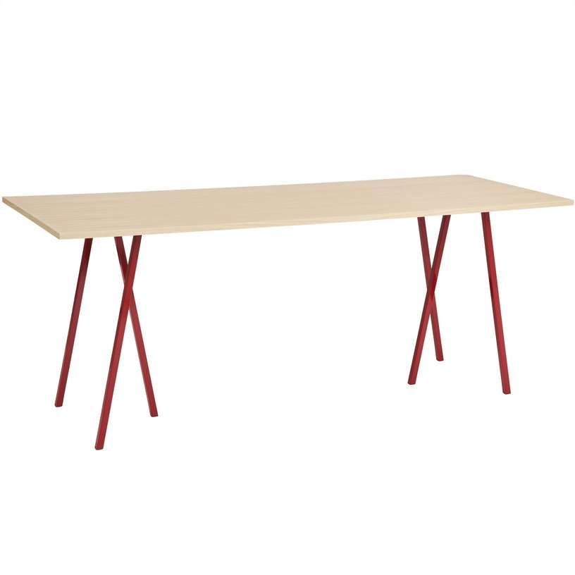 table-haute-en-chene-et-acier-rouge-250cm-loop-stand-hay-1