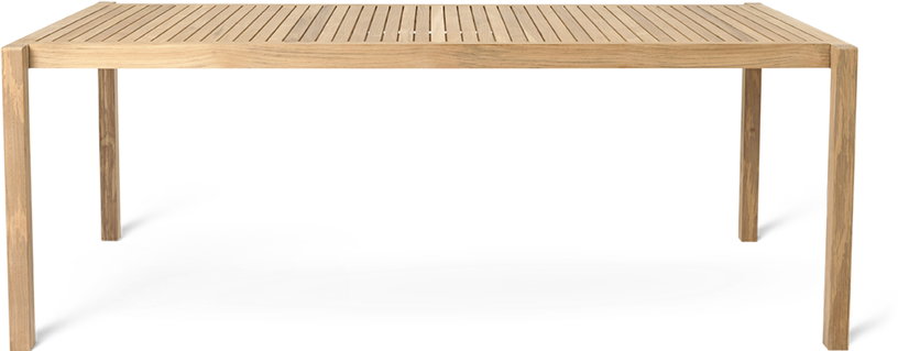 table-a-manger-rectangulaire-d-exterieur-en-teck-non-traite-203x100cm-ah901-carl-hansen-son-1