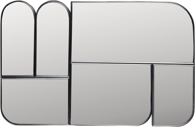 miroir-mural-avec-cadre-en-metal-brun-fonce-glamour-zuiver-2