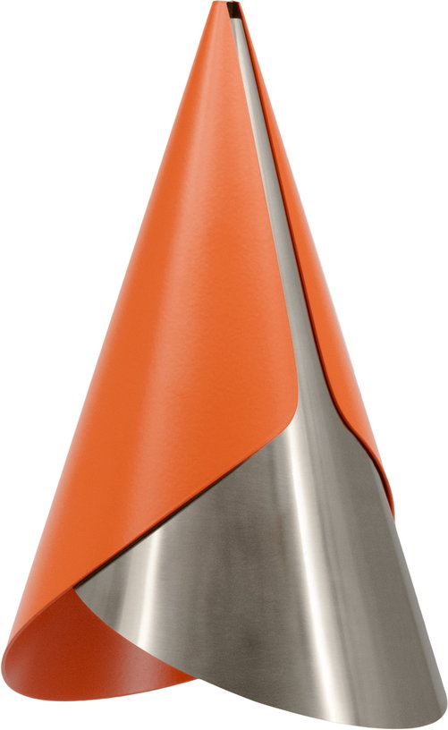 abat-jour-en-aluminium-argente-et-orange-cornet-umage-2