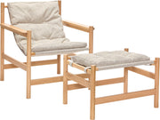 Fauteuil et pouf Heritage Naturel/Beige - Hübsch — 382687.jpg