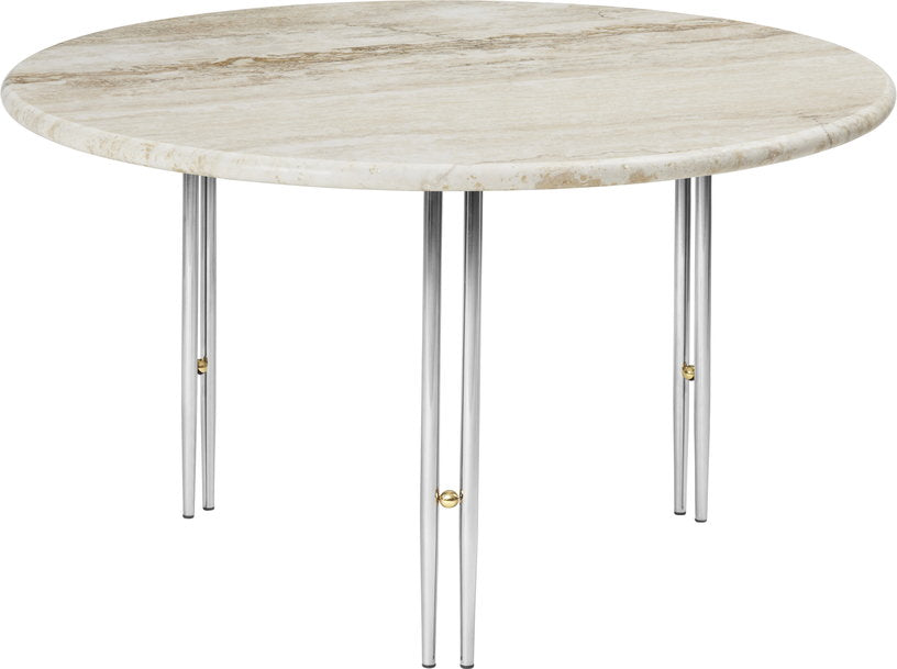 table-basse-ronde-en-travertin-et-acier-chrome-70x38cm-ioi-gubi-1