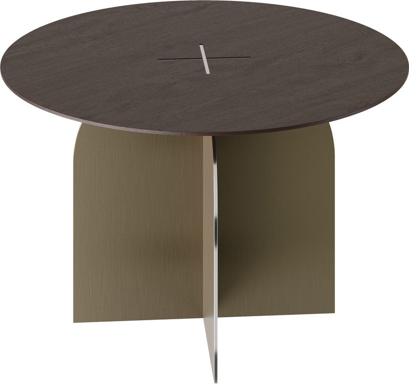 tables-basse-ronde-en-acier-inoxydable-et-chene-70x44cm-ray-versmissen-2