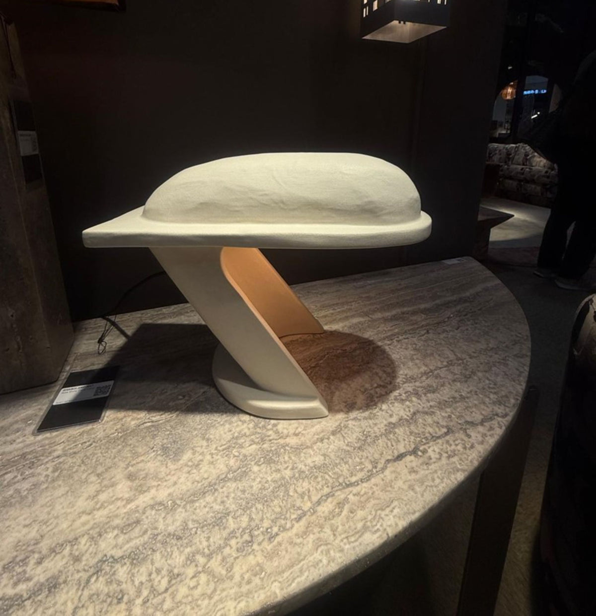 Lampe de table en céramique blanc 34x26cm Artie shaw - Versmissen — 383084.jpg