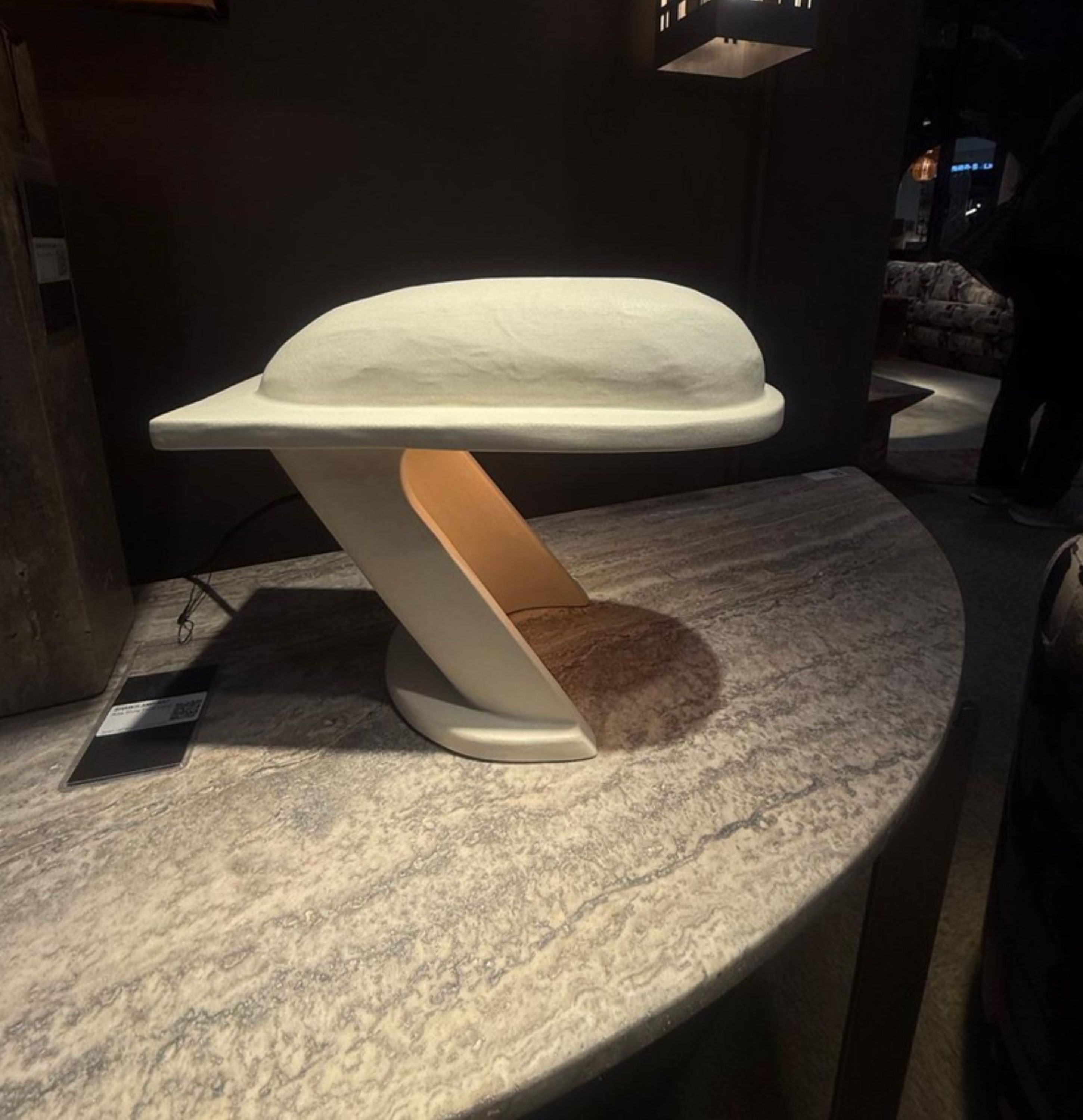 Lampe de table en céramique blanc 34x26cm Artie shaw - Versmissen — 383084.jpg