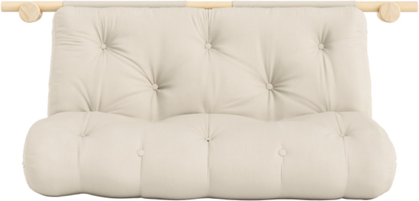 canape-convertible-en-coton-beige-135x200cm-hooked-karup-design-2
