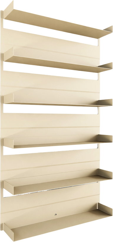 6-etageres-murales-en-acier-beige-cashew-130x76x15cm-aris-metallbude-1