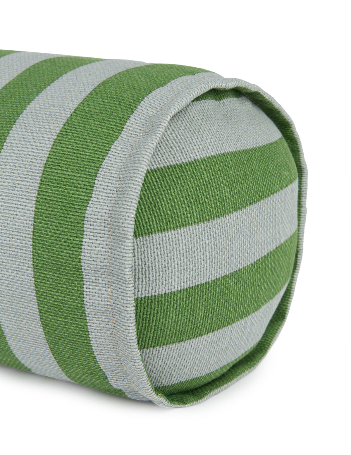 Coussin cylindrique en coton bio à rayures vert et bleu 50x18x18cm Vibes - Nobodinoz — 384029.jpg
