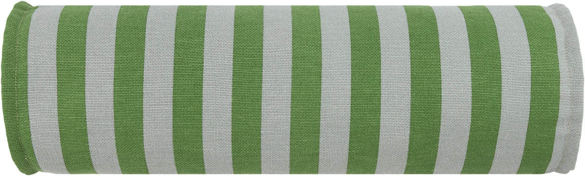 Coussin cylindrique en coton bio à rayures vert et bleu 50x18x18cm Vibes - Nobodinoz — 384031.jpg
