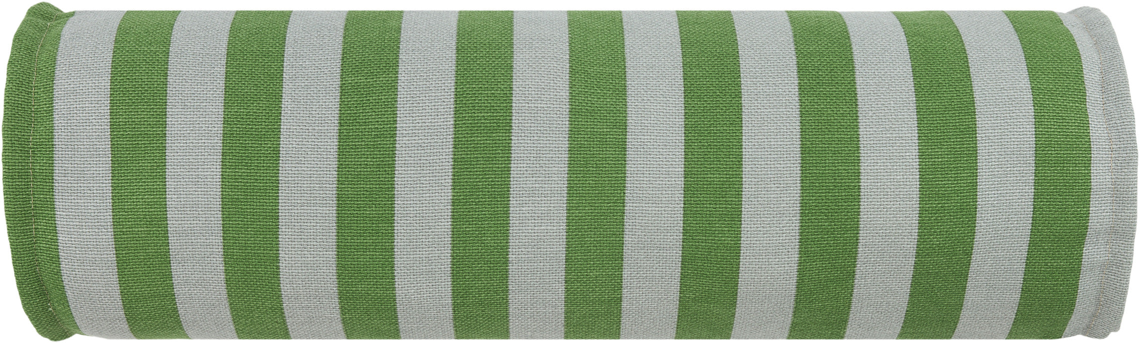 Coussin cylindrique en coton bio à rayures vert et bleu 50x18x18cm Vibes - Nobodinoz — 384031.jpg