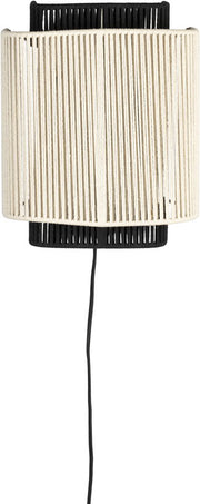 applique-murale-en-coton-beige-et-noir-elon-dutchbone-1