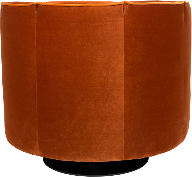 fauteuil-avec-accoudoirs-en-velours-orange-flower-dutchbone-4