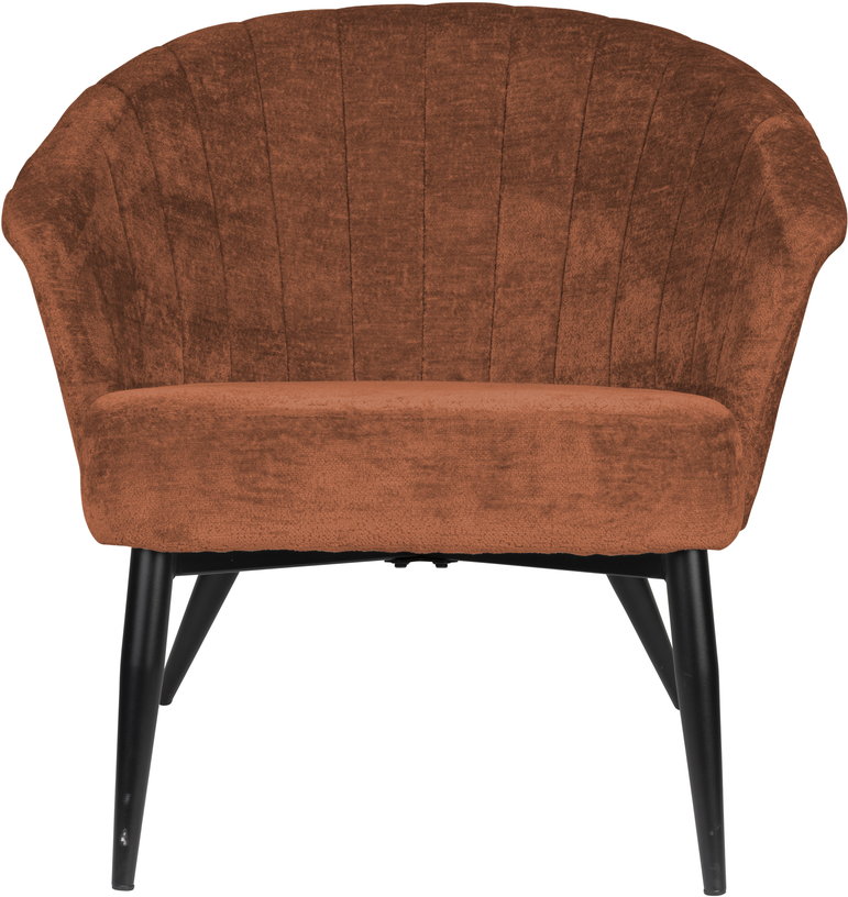 fauteuil-en-velours-terracotta-georgia-dutchbone-1