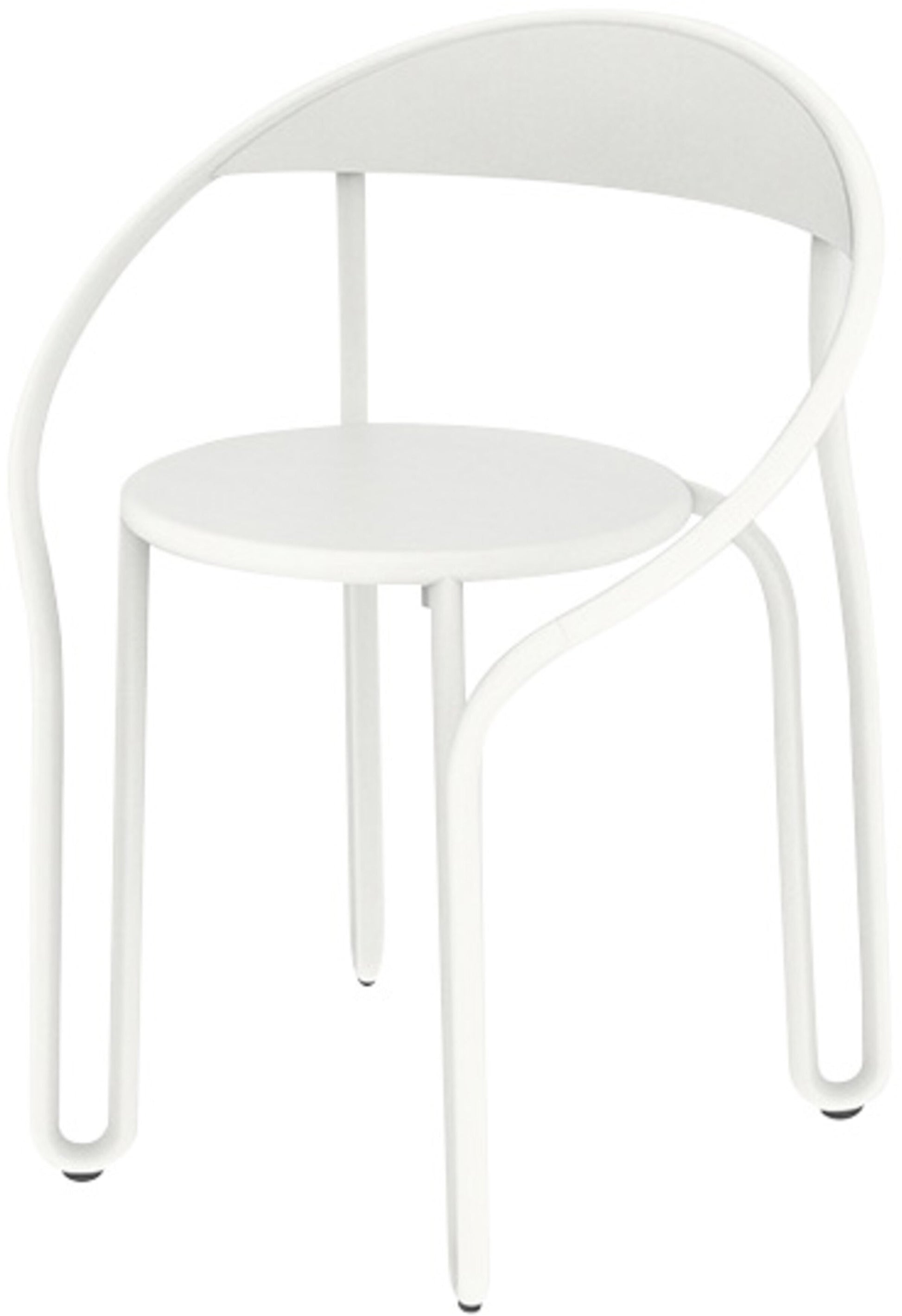 Chaise blanche Huggy Bistro — 386674.jpg