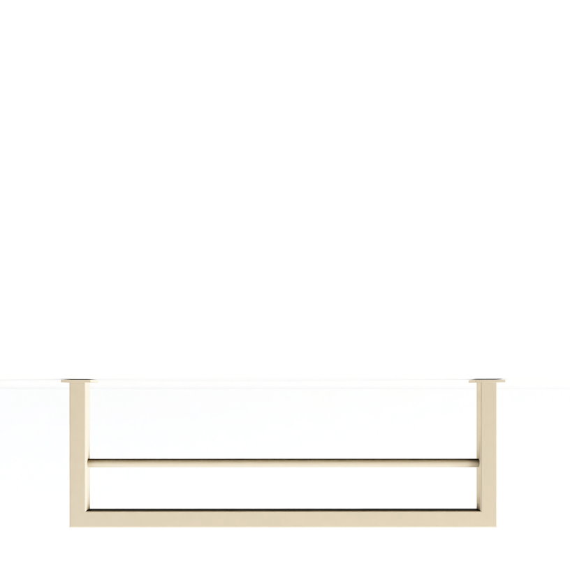 rail-a-serviettes-carre-en-acier-beige-cashew-50x17cm-stenni-metallbude-2