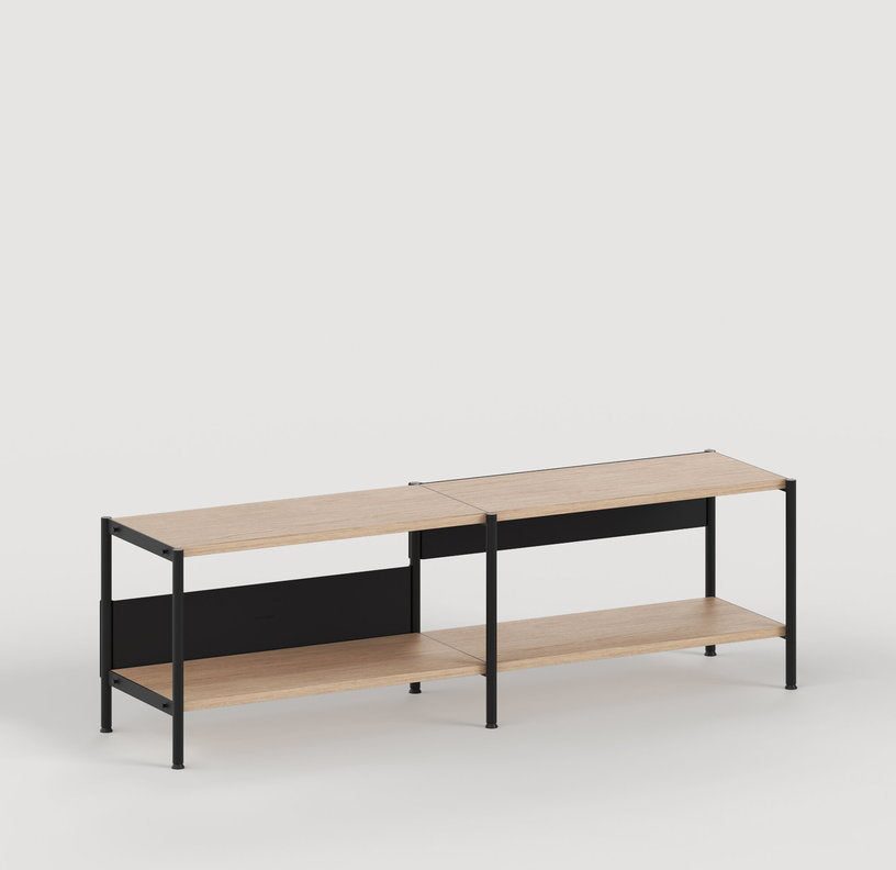 console-basse-en-bois-eco-certifie-et-acier-noir-graphite-50x164cm-unit-tiptoe-1