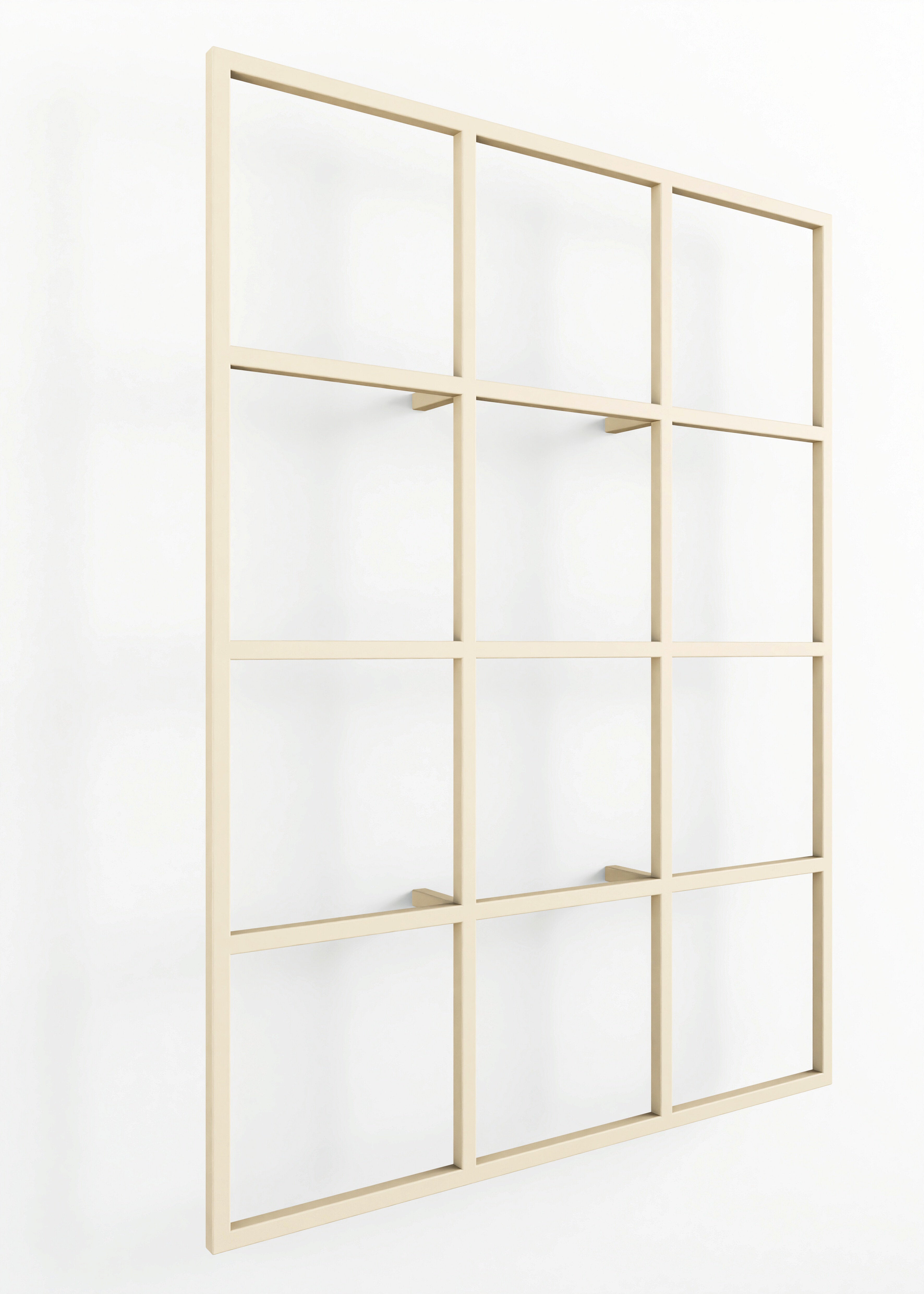 Etagère murale en acier beige cashew 29,9x20cm Rivo - Metallbude — 388165.jpg