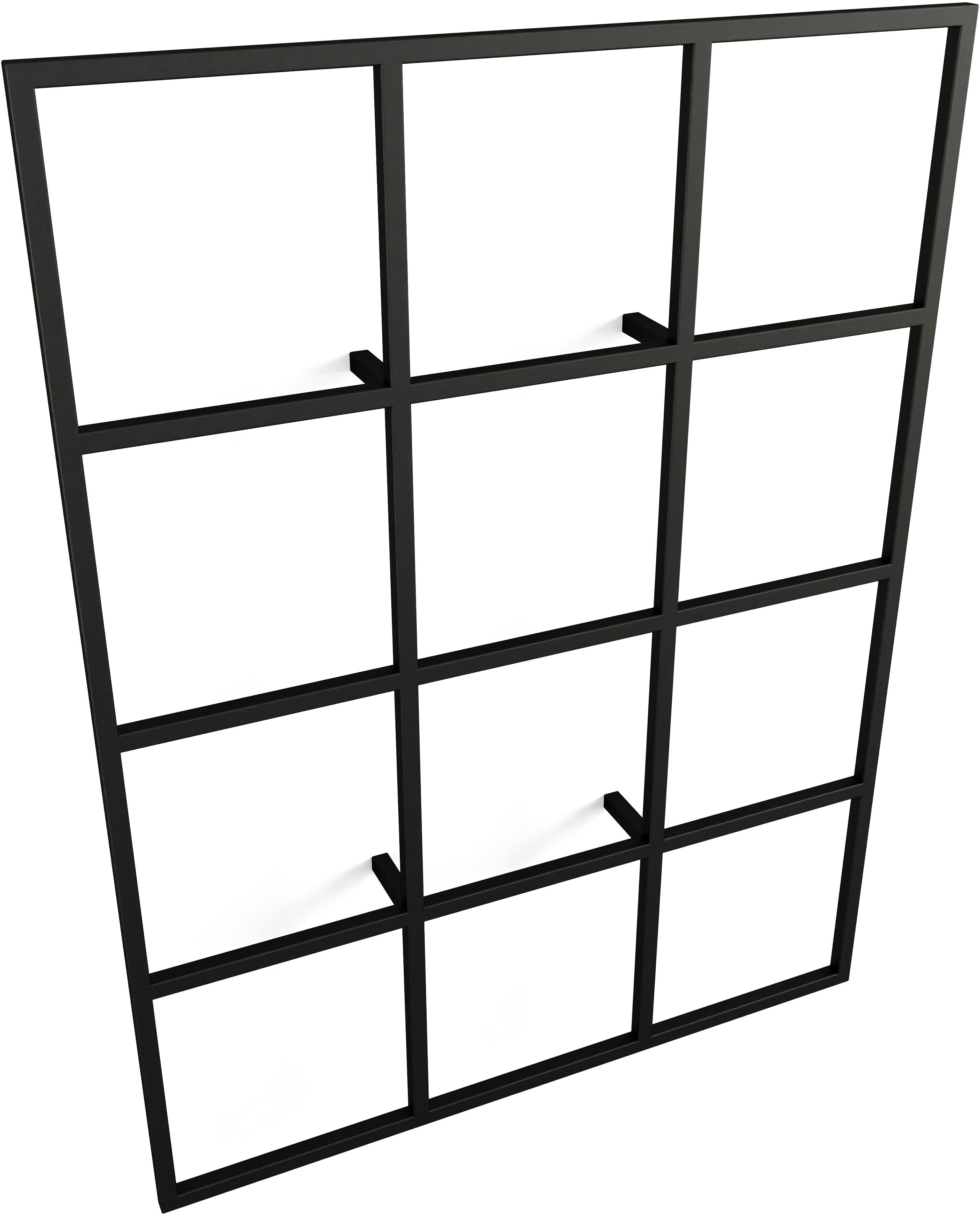Etagère en métal noir 122x92cm Rivo - Metallbude — 388176.jpg