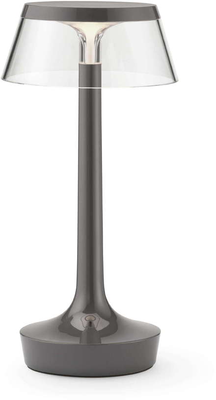 lampe-sans-fil-grise-13x27cm-bon-jour-flos-1