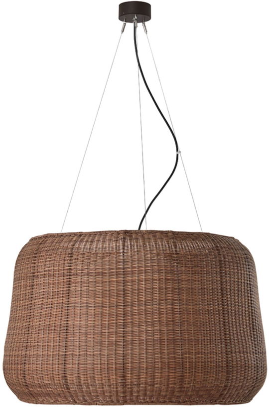 suspension-en-aluminium-graphite-et-rotin-brun-90x250cm-fora-bover-1