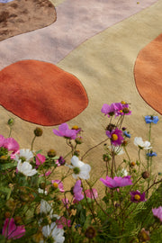 Tapis rectangulaire en laine tufté beige 250x350cm Magical Garden - Layered — 389588.jpg