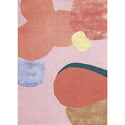 Tapis rectangulaire en laine tufté rose 160x230cm Flower - Layered — 389662.jpg