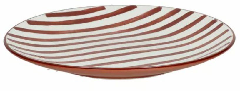 assiette-a-dessert-en-porcelaine-blanche-et-rouge-20cm-pomax-1