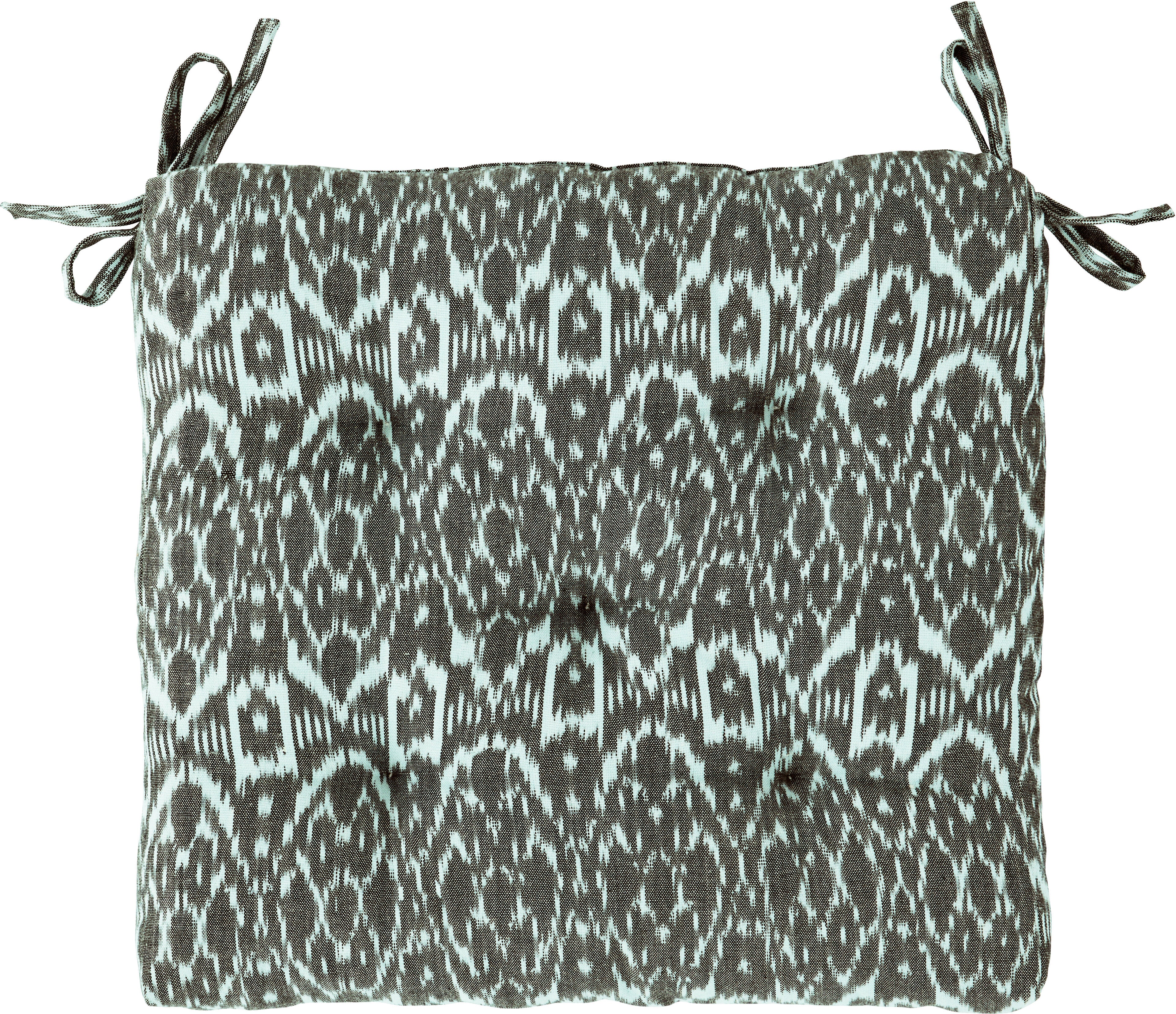 Coussin de chaise en coton bleu 45cm - Madam Stoltz — 391034.jpg