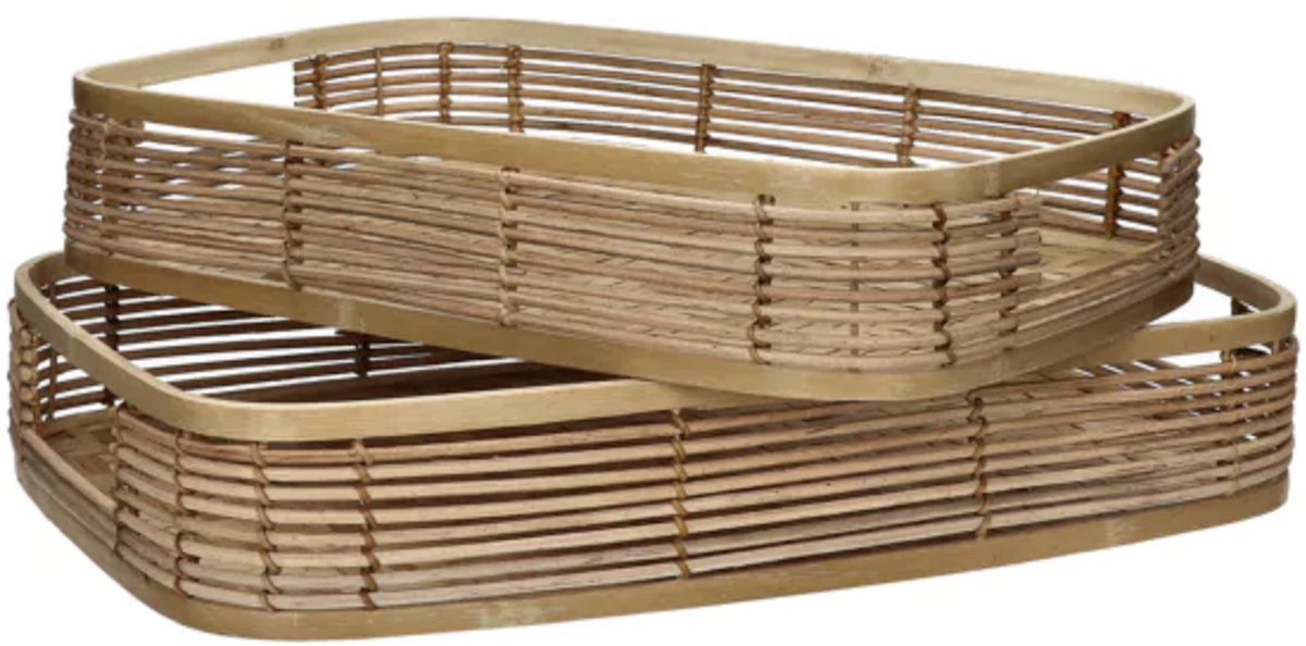 OSAKA - set/2 plateaux - rotin / bambou - L 40/45 x W 26/30 x H 8/8 cm - naturel — 391154.jpg