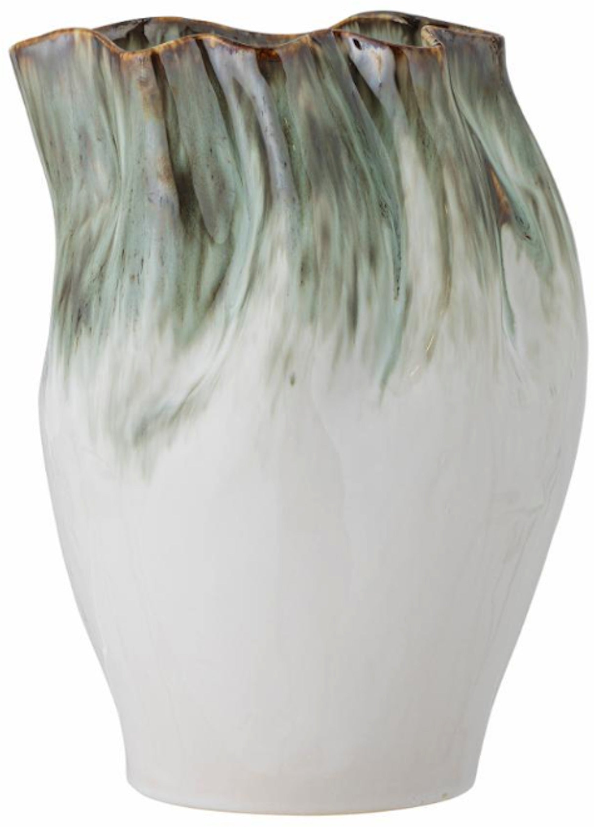 Nisha Vase, Verte, Grès — 391271.jpg