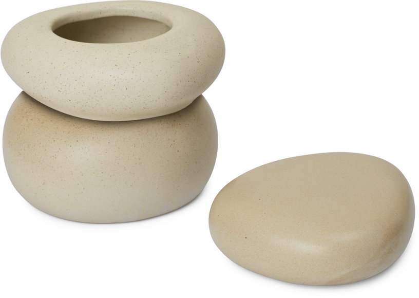 boite-en-forme-de-galet-en-gres-emaille-sable-14cm-ferm-living-2