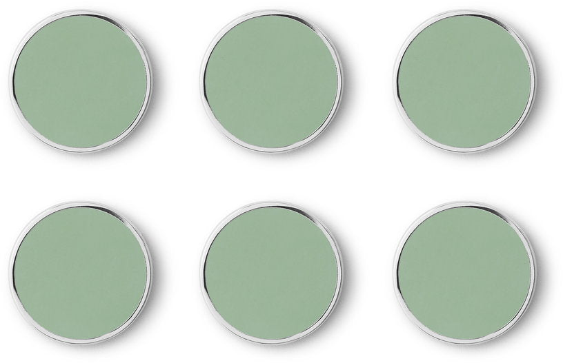 6-aimants-ronds-vert-sauge-3cm-the-buttons-mustard-made-1
