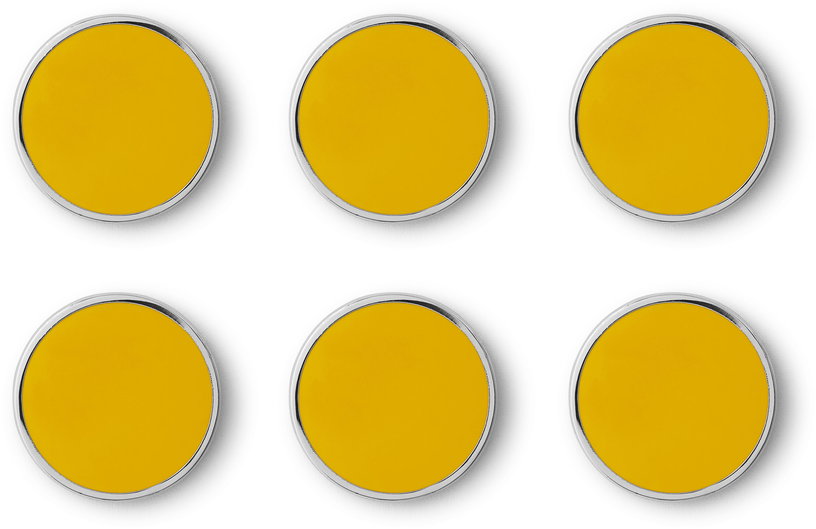 6-aimants-ronds-jaune-moutarde-3cm-the-buttons-mustard-made-1