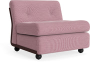 Fauteuil coque rouge bordeaux et tissu rose Amanta - HAY — 392044.jpg