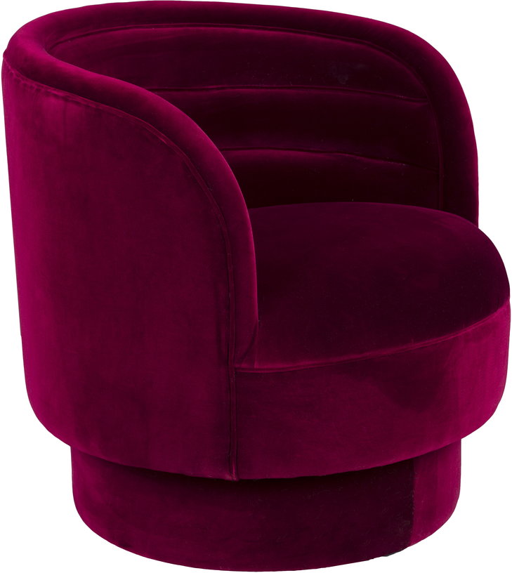 fauteuil-pivotant-en-velours-rouge-77x79x78cm-dorothy-dutchbone-2