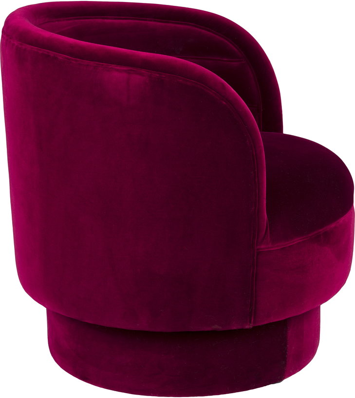 fauteuil-pivotant-en-velours-rouge-77x79x78cm-dorothy-dutchbone-3