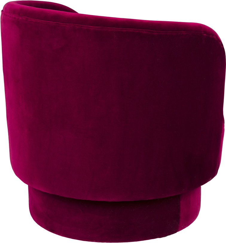 fauteuil-pivotant-en-velours-rouge-77x79x78cm-dorothy-dutchbone-4
