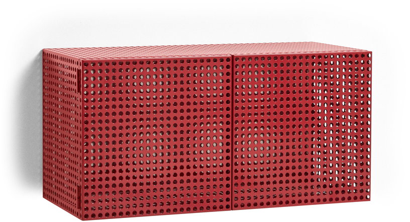 armoire-murale-en-acier-perfore-rouge-89x40x45cm-hay-1