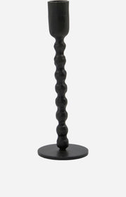 Bougeoir en fer noir 18x6cm- House doctor — 393311.jpg
