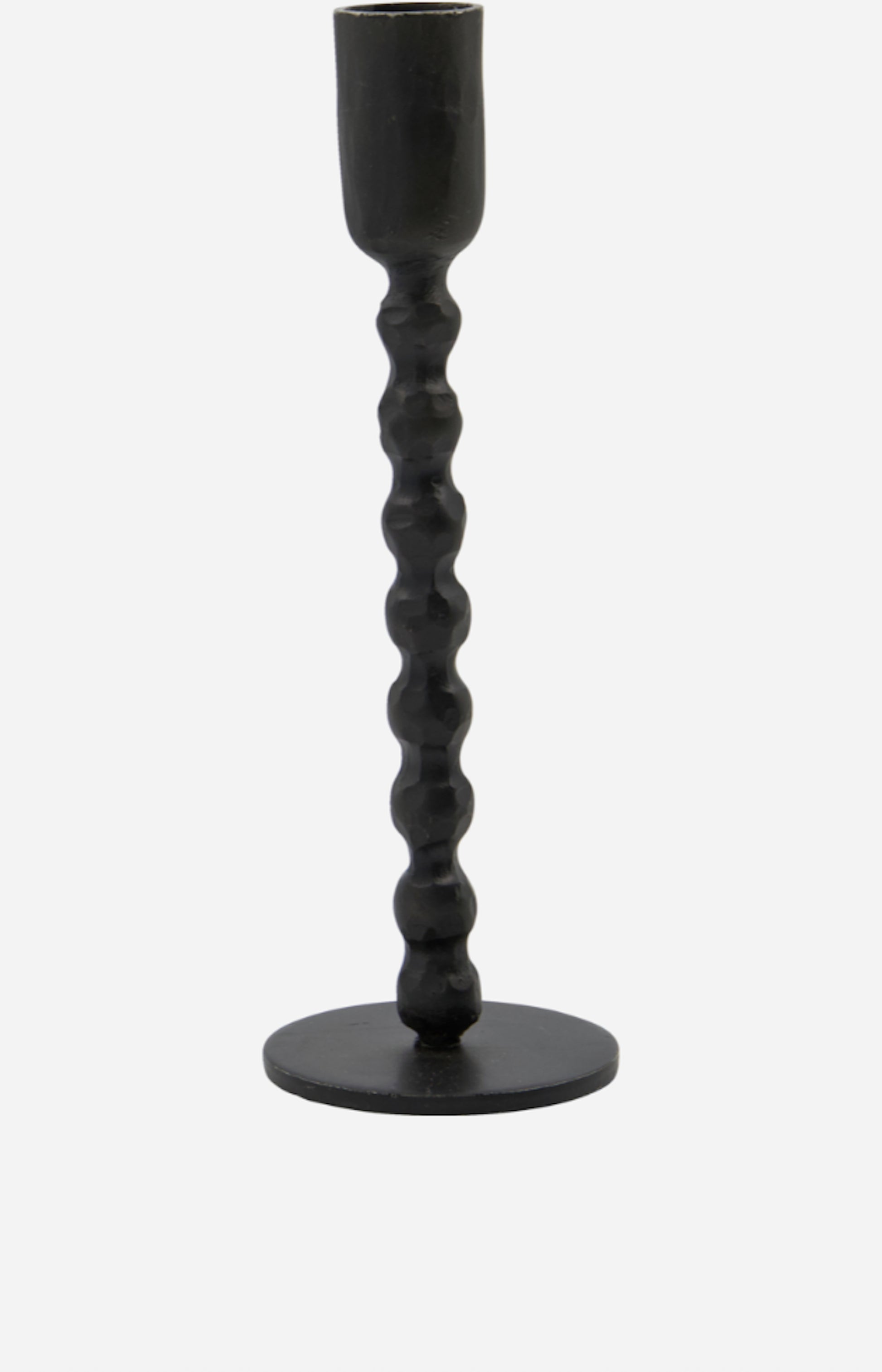 Bougeoir en fer noir 18x6cm- House doctor — 393311.jpg