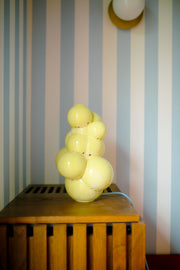 Lampe en faïence céramique émaillée jaune vanille Argon - Bello & Bello — 393451.jpg