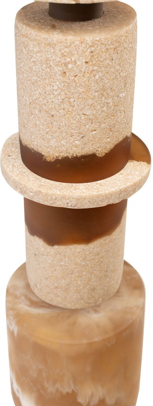 objet-decoratif-en-resine-et-sable-creme-et-marron-11x62cm-strata-versmissen-6