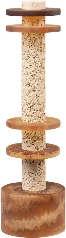 objet-decoratif-en-resine-et-sable-creme-et-marron-12x42cm-strata-versmissen-3