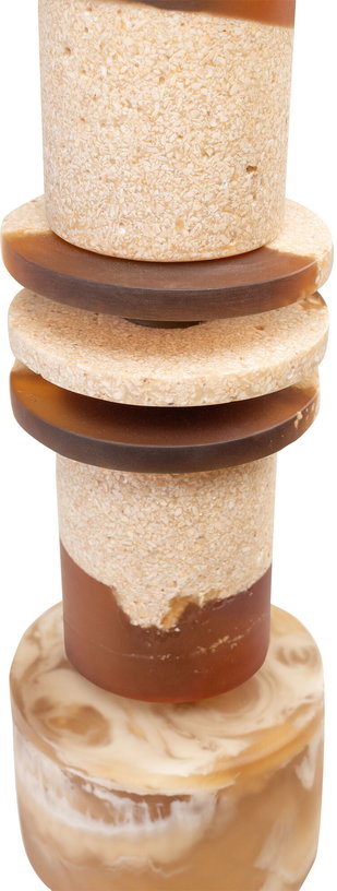 objet-decoratif-en-resine-et-sable-creme-et-marron-12x38cm-strata-versmissen-2