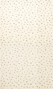 Nappe en coton biologique beige et chocolat 150x240cm Baies - Ferm living — 393978.jpg
